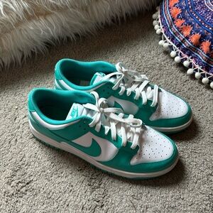 Teal Nike Dunks size 9.5 men’s